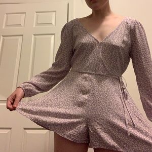 American eagle outfitters size small purple romper